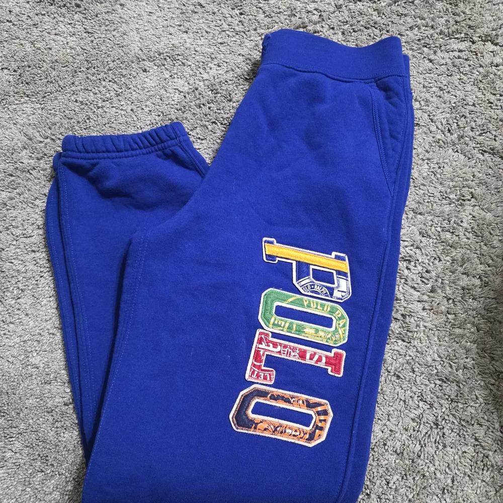 Polo by Ralph Lauren Kids Multicolor Logo Blue Joggers